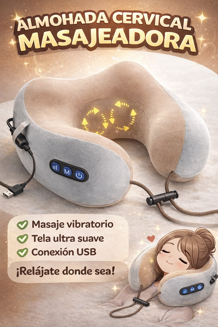 C - COJIN Almohada Cervical Vibratoria